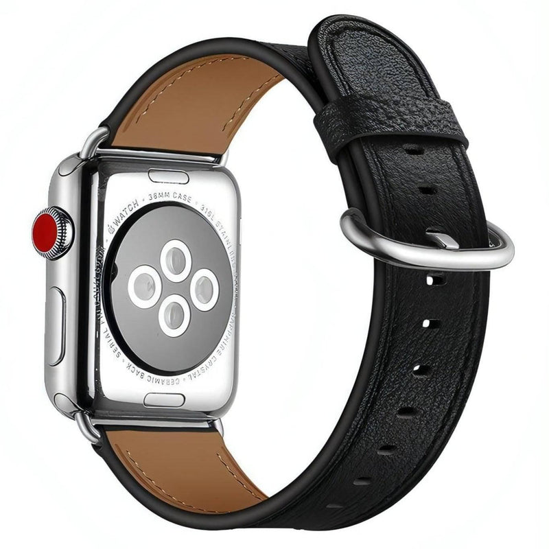 Vulcan Vegan Leather Band | apple, Apple Watch accessories, apple watch bands, apple watch bands cheap, apple watch bands clearance, apple watch bands for women, apple watch bands sale, Apple Watch gadgets, Apple Watch gear, Apple Watch Straps, men, series 7, series 8, series 9, silver, tang buckle, vegan leather, watch bands for Apple Watch, watch straps for Apple Watch, women | WizeBand