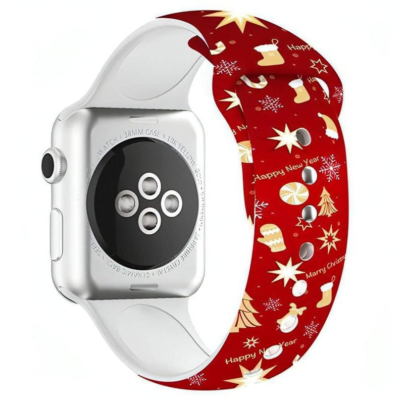 X-mas Silicone Band (15 Designs) Ornaments / 38mm-40mm WizeBand