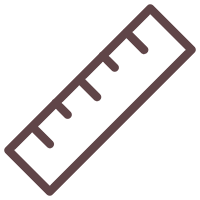 Icon for the size chat